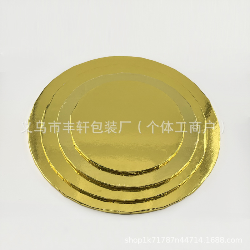 Placa de transferencia de pastel corrugado de 6 mm placa de transferencia de pastel de oro de pastel