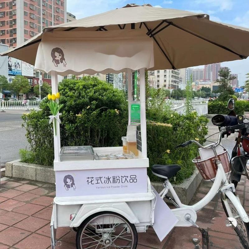 三轮车摆摊新款中老年脚踏老人轻便小型三轮自行车脚蹬载货人力车