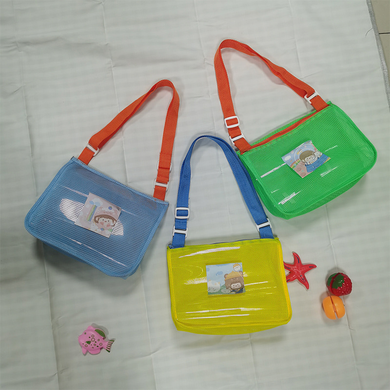 Casual Solid Color Nylon + Mesh Storage Bag display picture 3