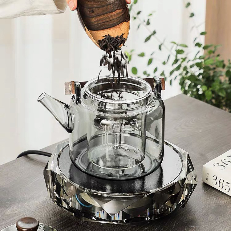 水晶玻璃电陶炉茶炉高鹏硅煮茶器小型智能烧水泡茶专用养生煮茶炉