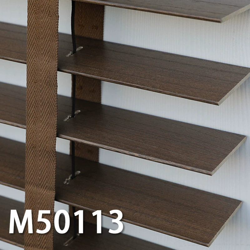 Basswood Solid Wood Blinds (Fugelin) — 5 cm Slats, Custom Width & Height