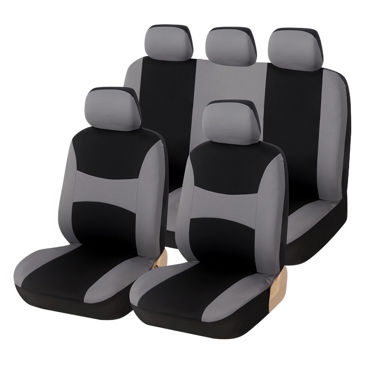 Cubierta de asiento de coche de comercio exterior cubierta de silla de tela universal cubierta de asiento de coche interior Amazon en stock al por mayor