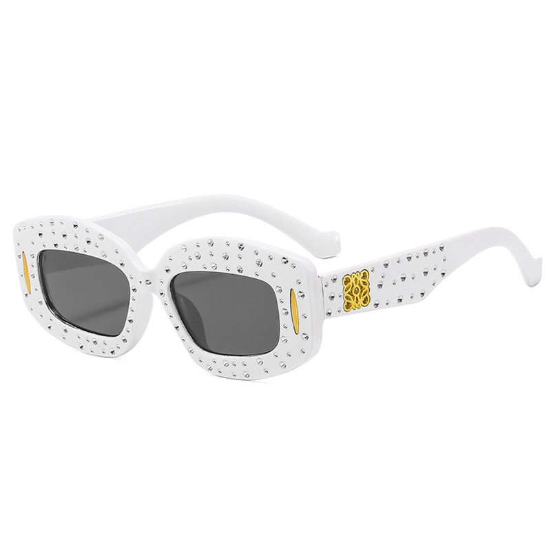 Nuevas gafas de sol de hip-hop de la calle con gypsophila de diamantes con personalidad transfronteriza europea y americana 2024 gafas de sol esenciales para el uso de moda image 9