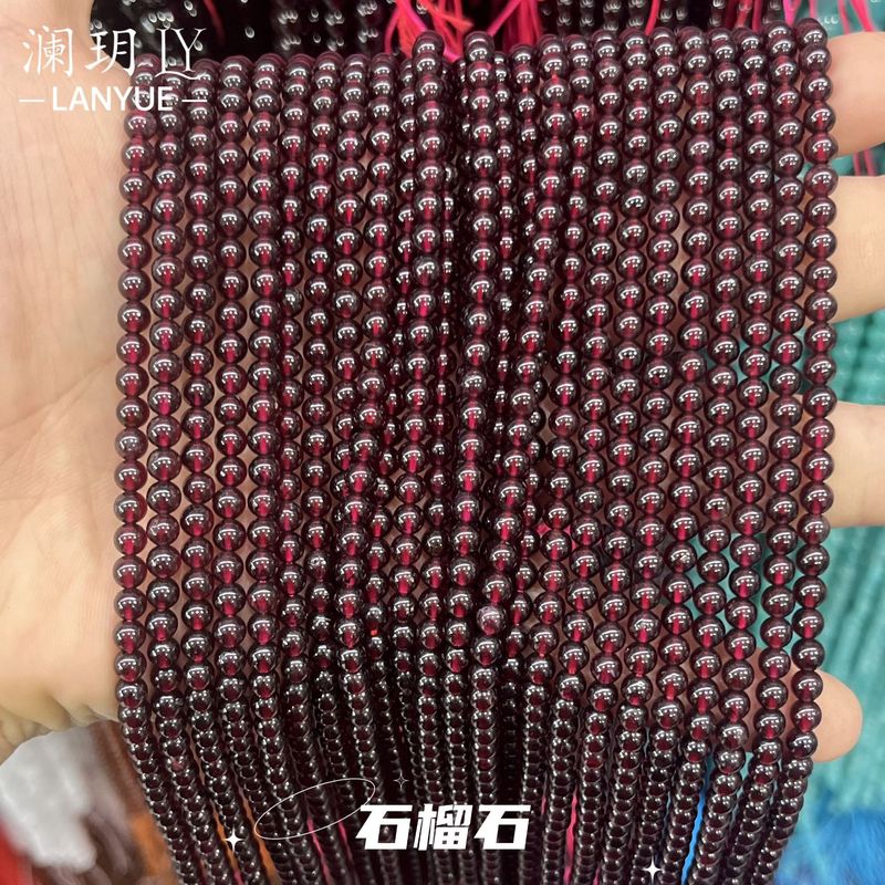 天然金发晶小圆珠散珠 半成品手工diy手链服饰项链饰品配件批发|undefined