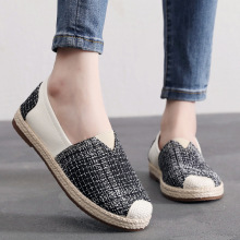 老北京布鞋女士一脚蹬单鞋透气软底2024秋新款渔夫鞋平底女鞋批发