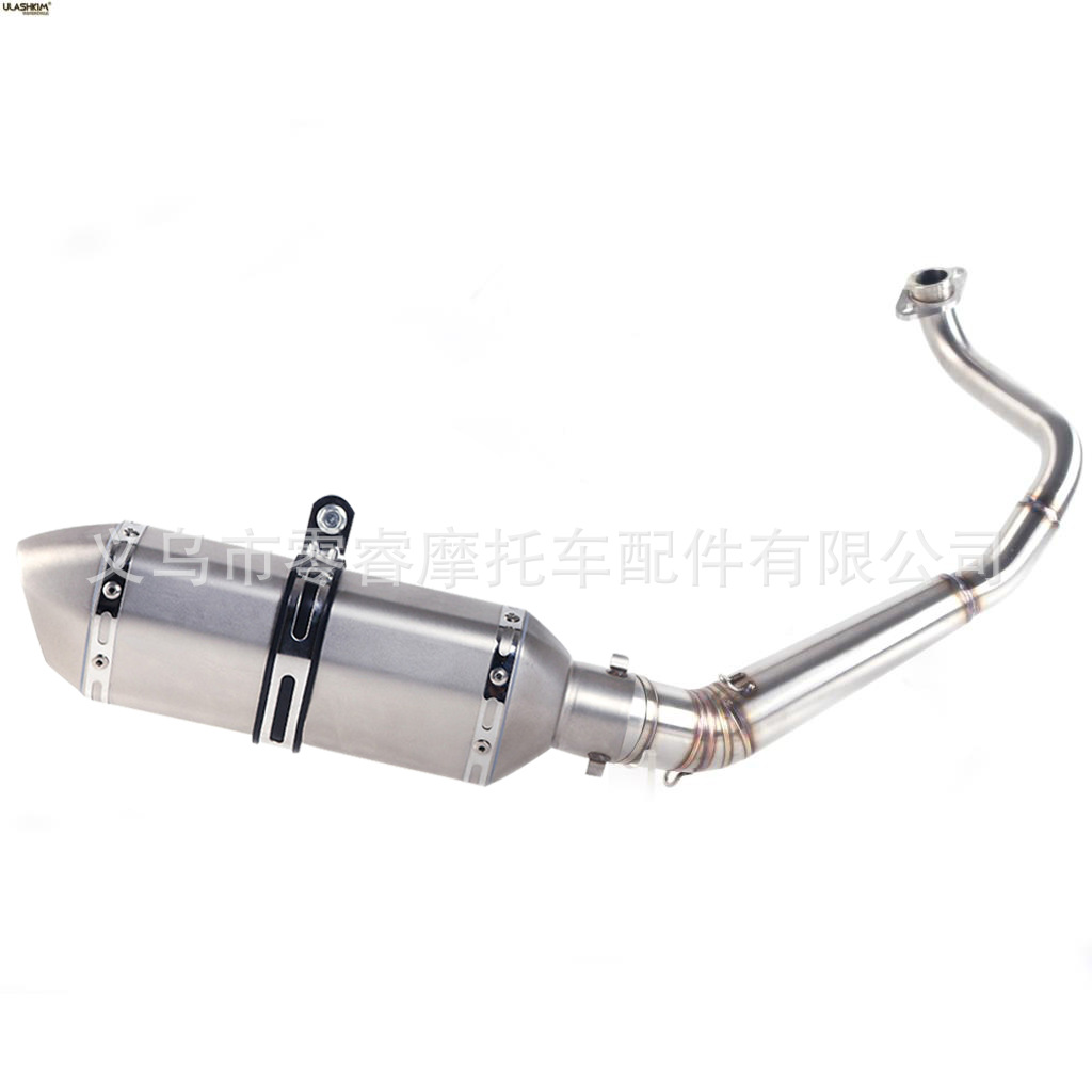 Motorcycle Modified Exhaust Pipe Suitable for Honda Pcx125 Pcx150 Stainless Steel Exhaust Pipe