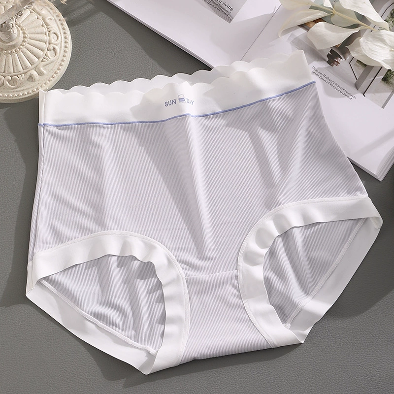 Женские шелковые нижнее белье/очевидно: underwear high-waist trousers? Перевод: Женские шелковые брюки с высокой талией, дышащий хлопковый пояс, антибактериальные, плюс сайз