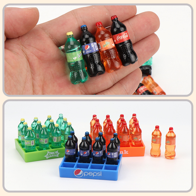 ままごとミニ飲料ボトルミニチュア食品おもちゃ三次元クリエイティブシミュレーション diy 手作りドールハウスアクセサリー卸売|undefined