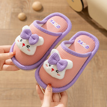 儿童棉拖鞋女童秋冬季室内防滑居家小孩子男童中大童宝宝拖鞋家用