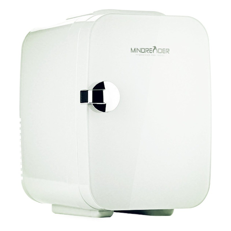 Nueva 4L al aire libre portátil de baja potencia dormitorio mini refrigerador de bebidas refrigerada caliente y fría de doble uso pequeño refrigerador del coche