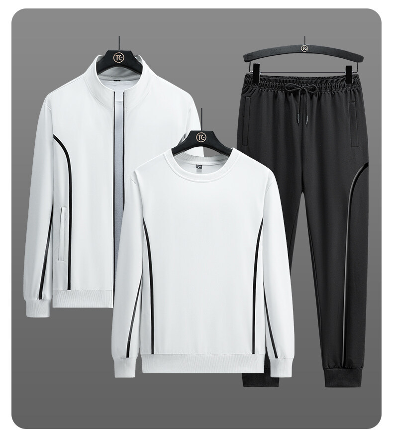 Herren Sportanzug Trainingsanzug Und Freizeit Set_voghion.com