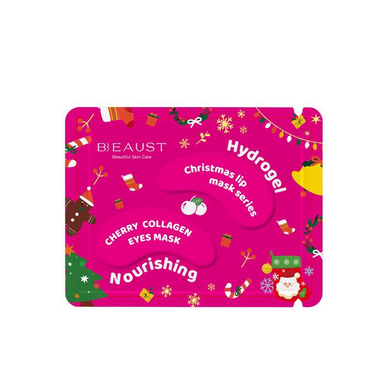 Mascarilla de ojos transfronteriza de colágeno y oro, parche hidratante para ojos con diseño de mariposa, fabricante mayorista para comercio exterior