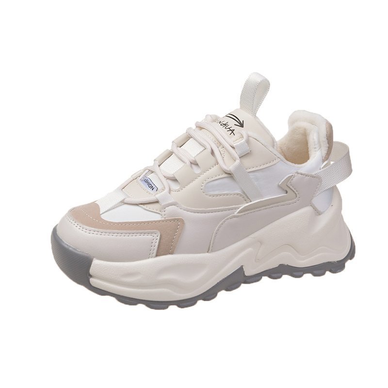 Baskets femme en PU artificiel - Ref 3435175 Image 7