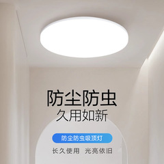 純白超薄LED天井灯通路廊下灯円形寝室現代シンプル明るいバルコニーキッチン三防灯