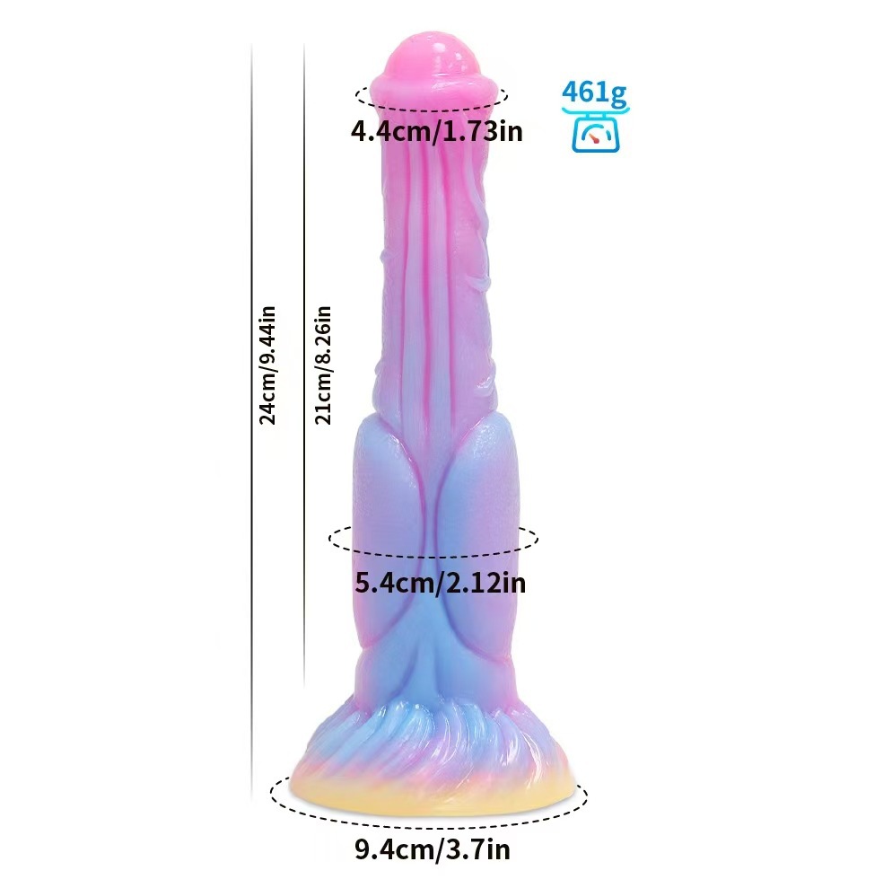 Realistischer Dildo Plug Mit Leuchteffekt Analspielzeug_voghion.com
