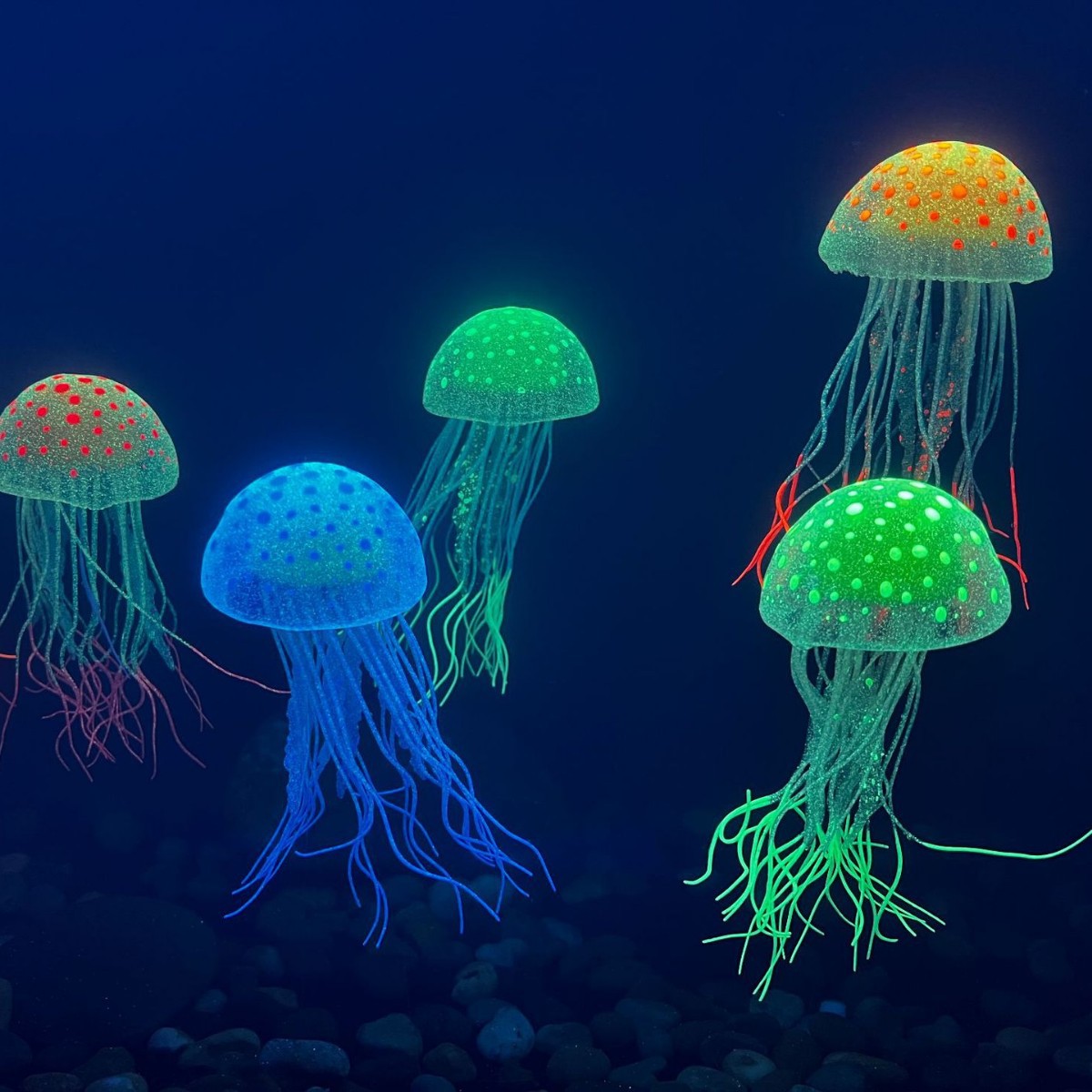 Medusa de luna de mar simulación de medusa de silicona protección ambiental seguridad acuario de peces decoración paisajística fábrica de Dongguan venta al por mayor directa