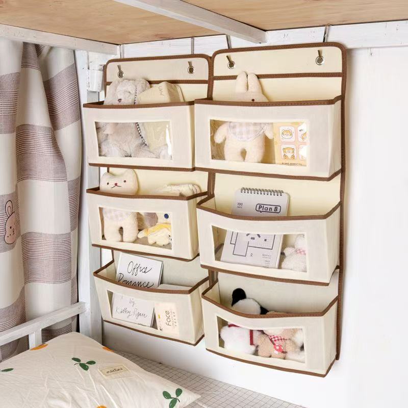 寝室床铺挂钩式悬挂式收纳挂袋宿舍神器下铺床头免打孔床上置物架