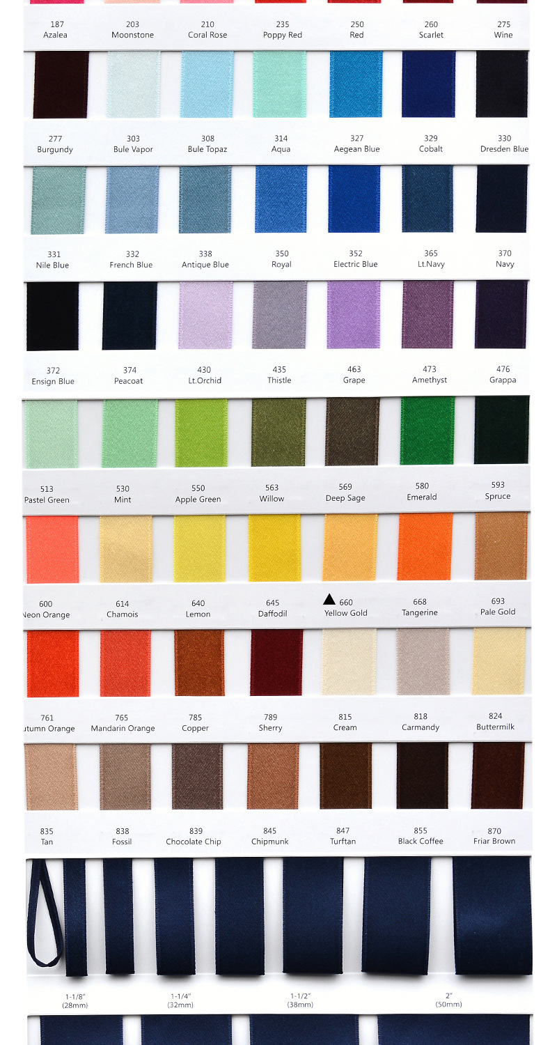 Cinta mate de doble cara cinta de algodón de poliéster 2,5 cm de ancho material de arco regalo embalaje hecho a mano cinta de algodón de poliéster engrosada