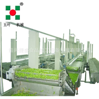毛豆预煮漂烫一体机 豆芽菜漂烫设备 可定速冻蔬菜加工流水线