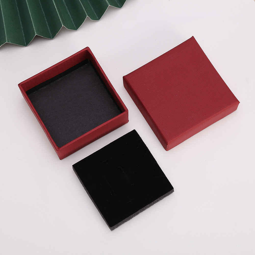 Geometric, Solid Color Pattern Fashion Geometric Solid Color Paper Jewelry Boxes 1 Piece