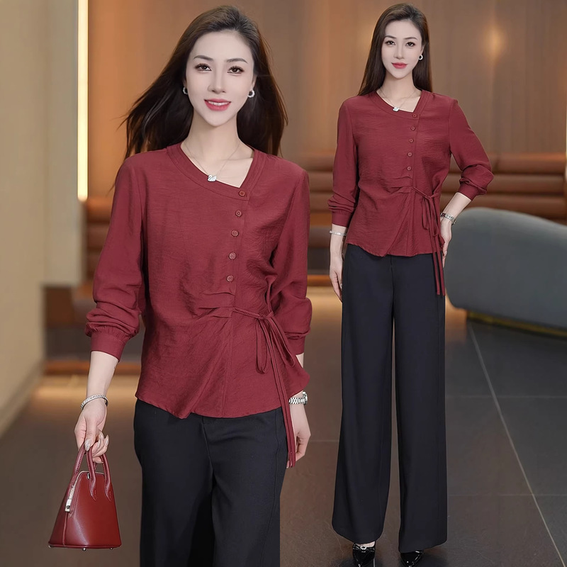 Fashionable and Stylish Retro Shirt for Women, New Spring Model for Petite Figures, Korean Style, Slimming, Versatile, Designer Shirt Fashionable and Stylish Retro Shirt for Women, New Spring Model for Petite Figures, Korean Style, Slimming, Versatile, Designer Shirt