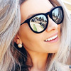 Brand fashionable sunglasses, metal glasses, European style, internet celebrity