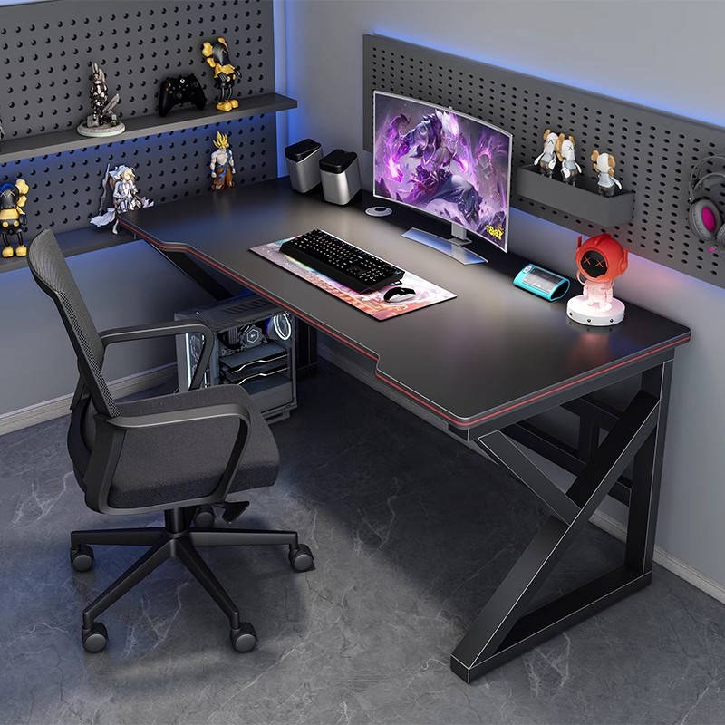 Mesa de computadora de escritorio, mesa de oficina moderna, mesa de estudio de dormitorio simple, mesa de estudio de estudiantes