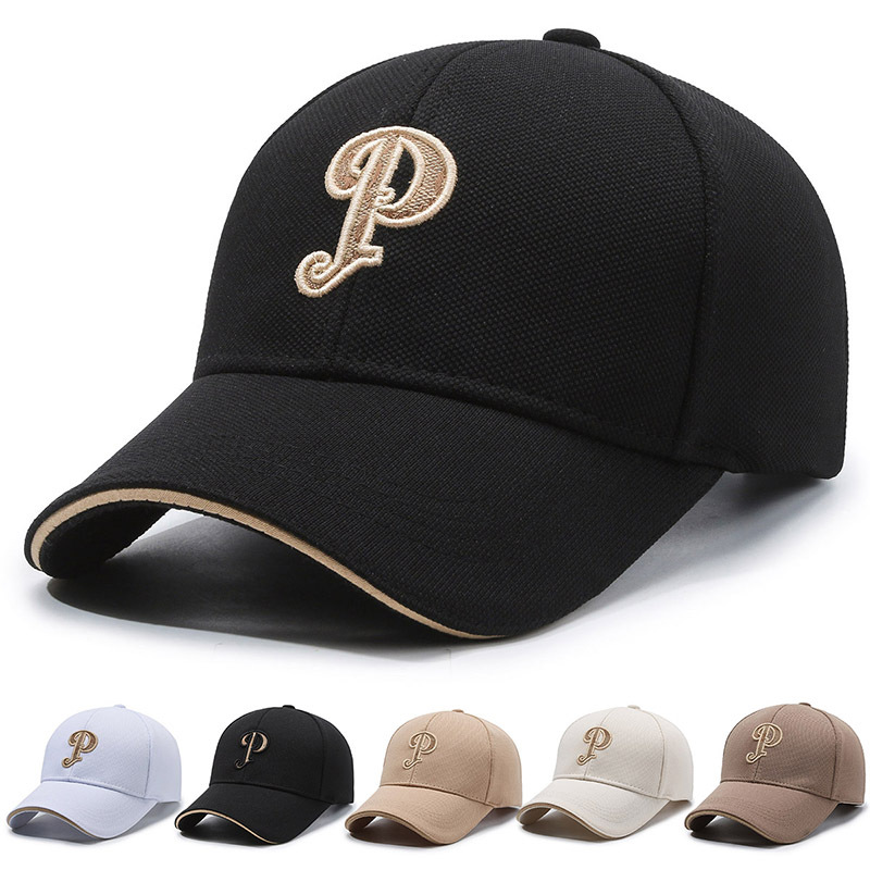 New Pineapple Cloth for Men Women in Spring Summer, Letter P Baseball Hats, Fashionable Face friendly, Small Sunshade_voghion.com