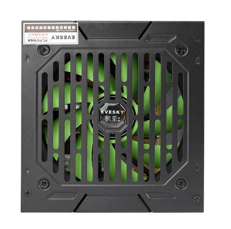 Истощенный до Evesky 550WS блок питания для настольного компьютера, источник питания компьютера, корпус блока питания, отдельная подача графической карты