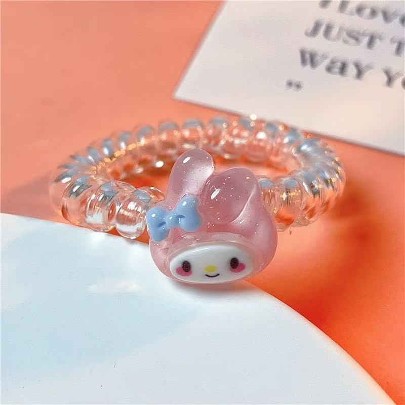 투명 전화 코드 전신 멜로디 WL-56