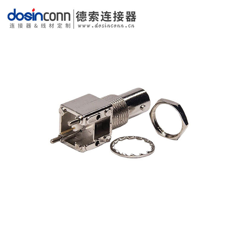 厂家供应德索全金属BNC 180度75/50欧姆13.1/15.8MM射频连接器