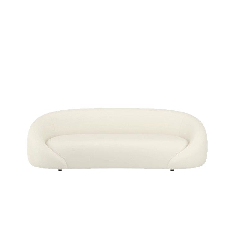 Sofá de tres personas de estilo crema de casa pequeña red de lujo ligero balcón mesa de té combinación de salón de belleza sala de descanso de recepción negociación