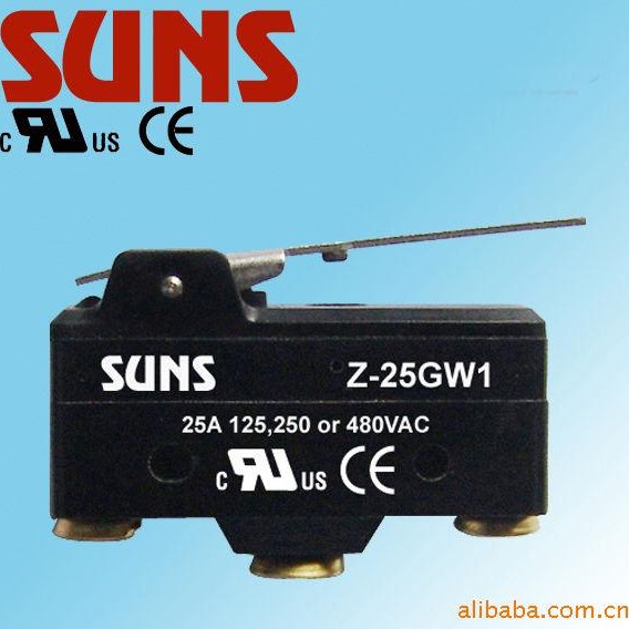 SUNS美国三实通用型 Z-25GW1 微动开关