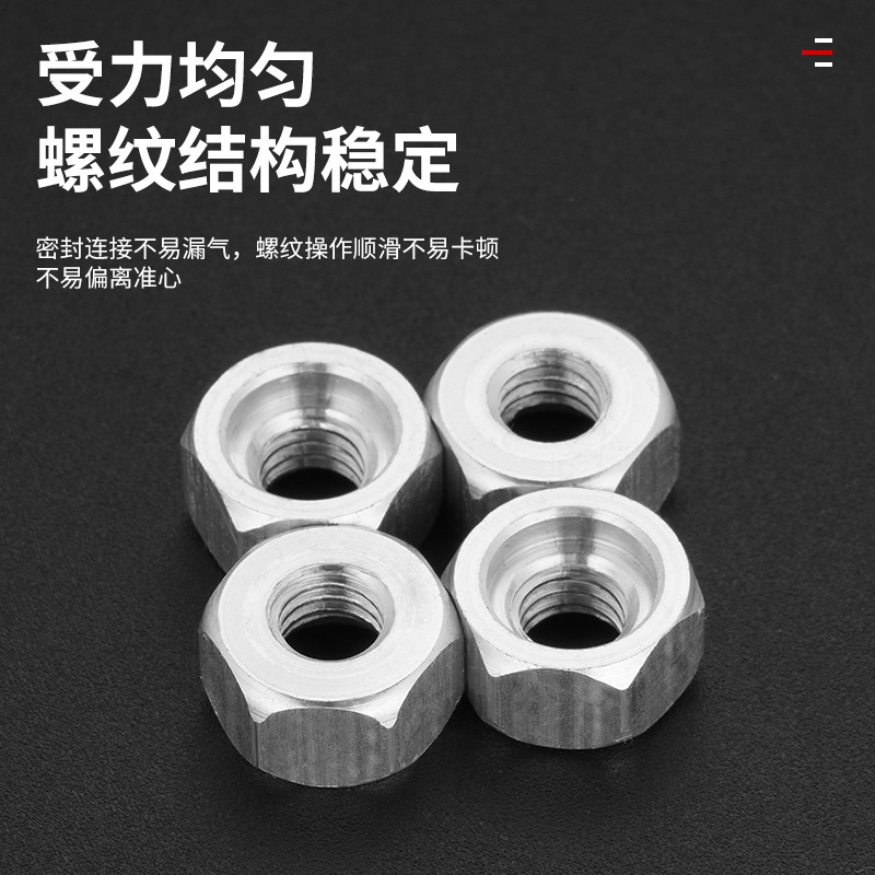 ハードウェアステンレス鋼ナット外部六角ナット M4/M6/M8/M10 ナット配管入口パイプファスナー|undefined