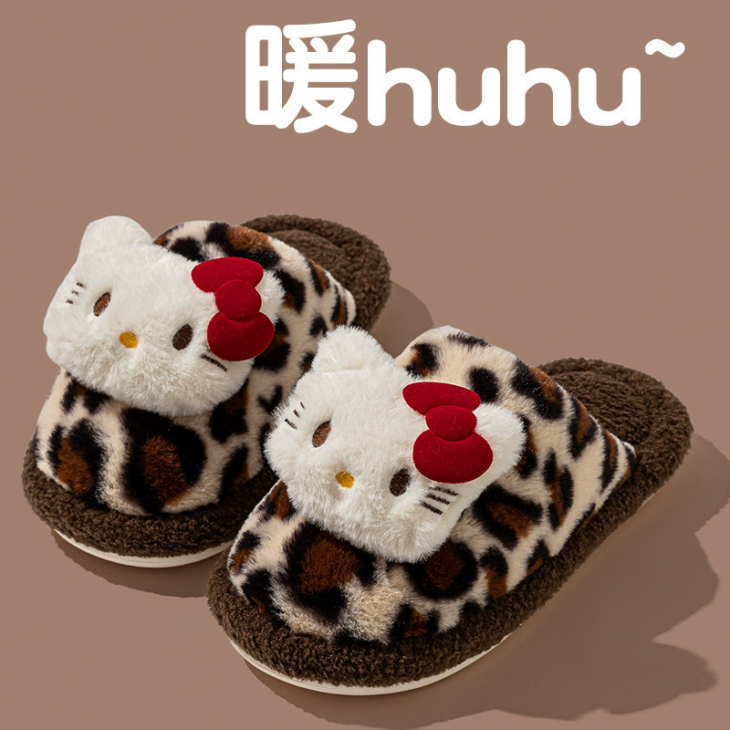 Тапочки из флиса Cute kt cat, удобные для беременных, размеры 36–41