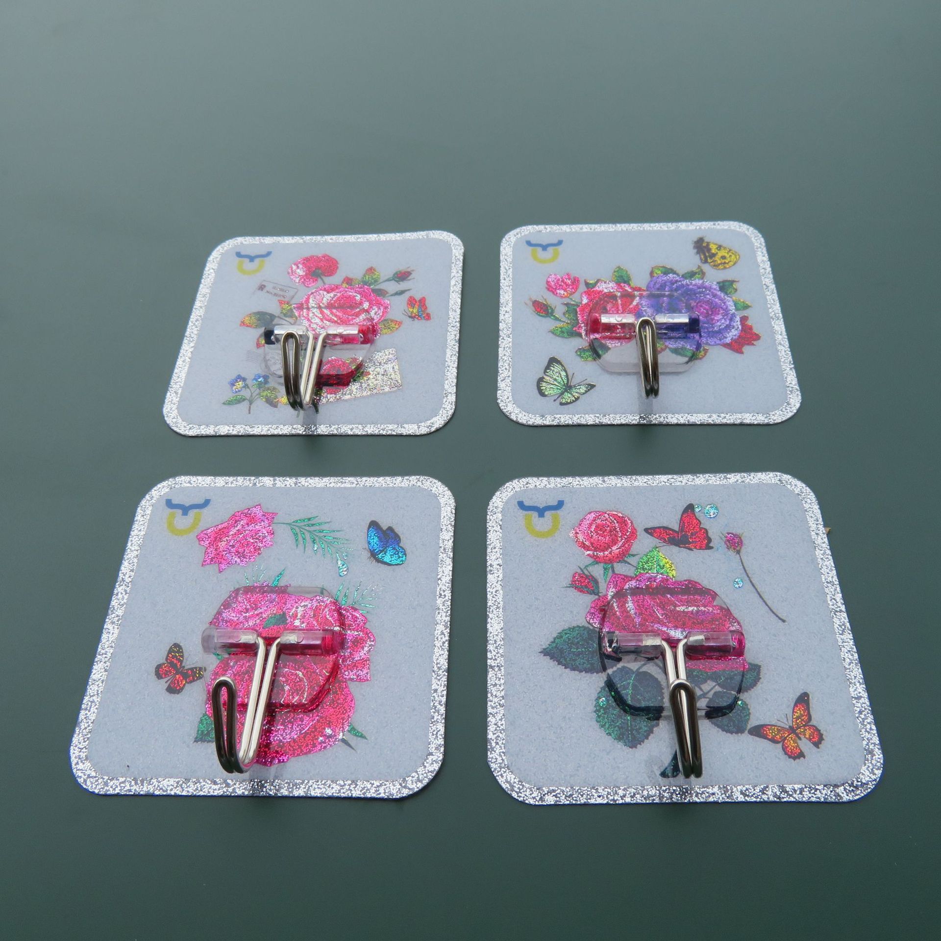 크리스탈 접착제 금속 후크