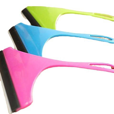 C simple limpiador de vidrio de plástico limpiador de ventanas de la pared del baño rascador de vidrio del coche