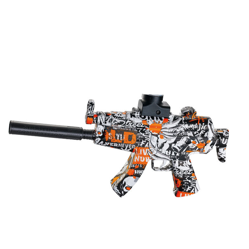 Acceso transfronterizo MP5 eléctrico AK47 pistolas de graffiti para niños y niñas modelo de seguridad de juguetes al aire libre image 12