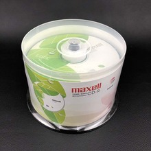 麦克赛尔光盘CD-R刻录盘绿叶空白碟片700MB CD-R 50片车载MP3空碟