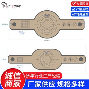 Customized Amazon Best-Selling Long-Handled Double-Ear Air Fryer Mat, High Temperature Resistance, Easy to Clean, Thickened Bread Transfer Mat