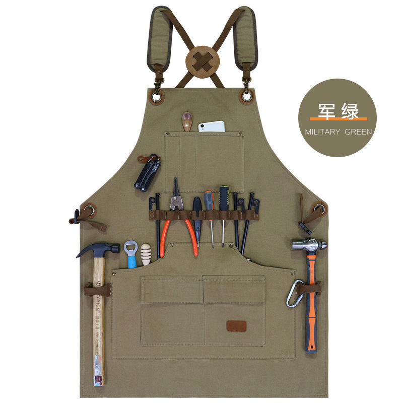 Lona verde y gruesa del ejército d018