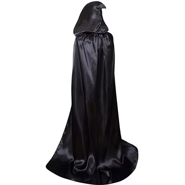 Black trench coat, hat