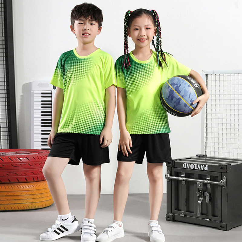 羽毛球服套装定制男女乒乓球短袖训练营比赛服儿童学生队服印logo|undefined