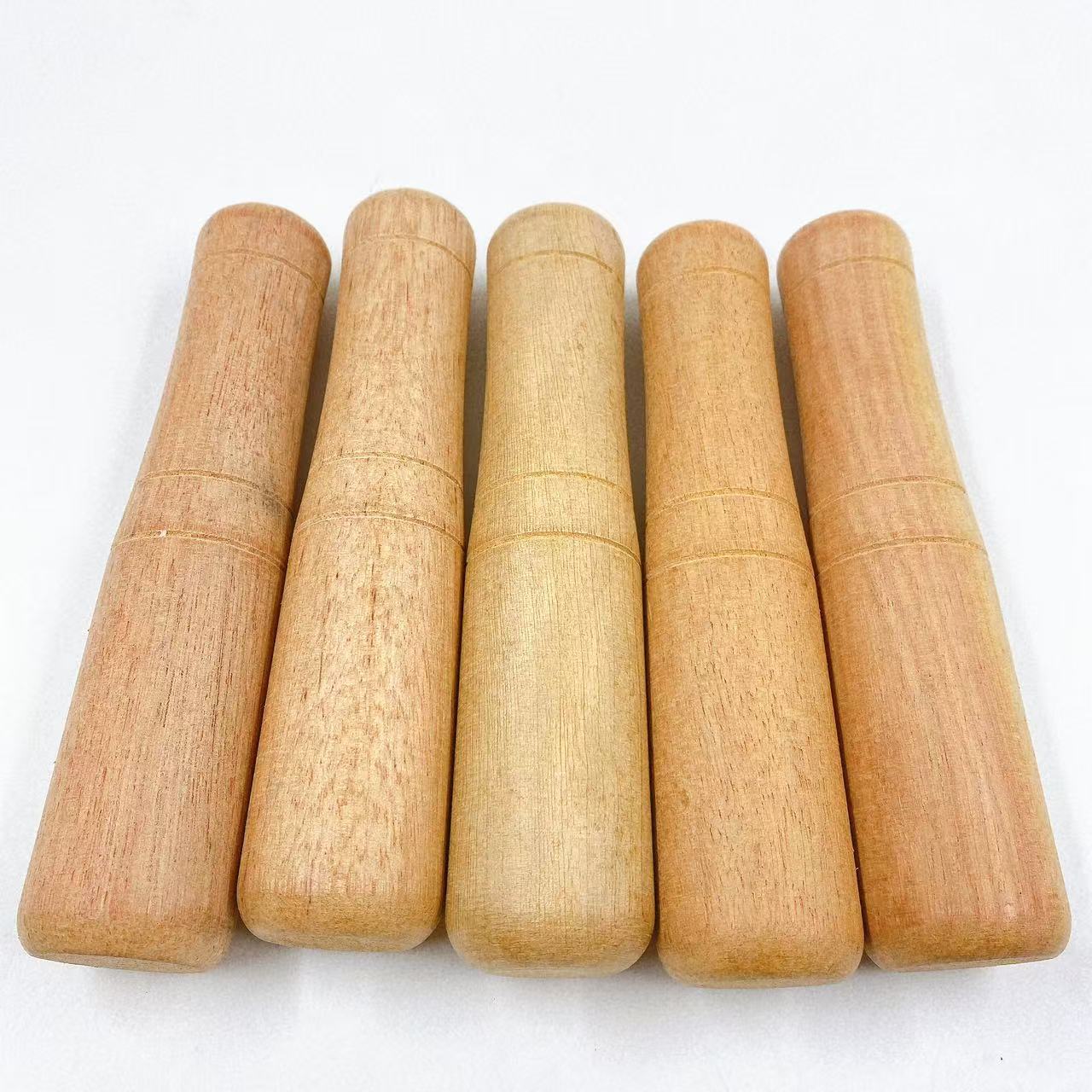 Martillo de ajo de madera variada, machacador de ajo, mortero de ajo, palo de ajo, ajo prensado, hogar, puesto sólido de madera anticuado, lote de tienda departamental de 2 yuanes