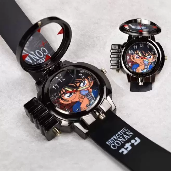 柯南cos配件基德cosplay成人儿童手表变声器眼镜框放大镜帽子