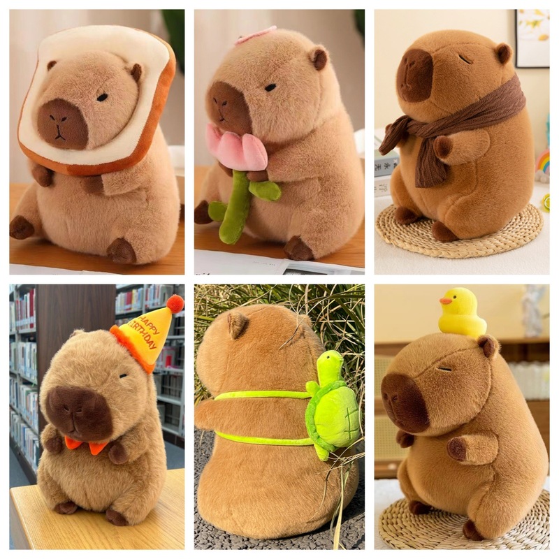 ネットセレブ かわいいカピバラ 鼻水ぬいぐるみ カピバラ人形 醜いかわいいカピバラ人形 ぬいぐるみ|undefined