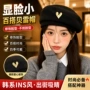 新款桃心气质时尚八角帽