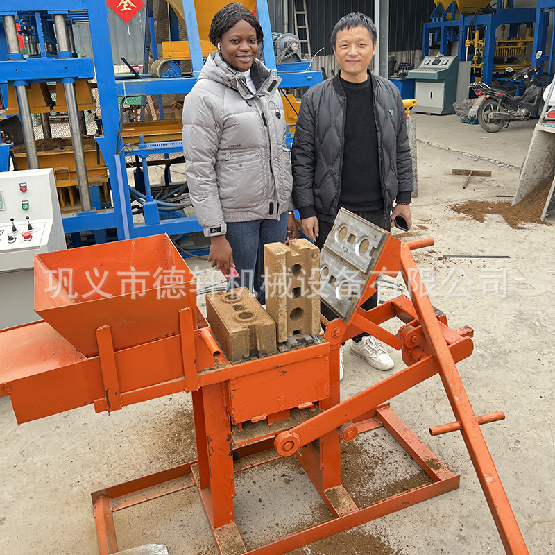 电动柴油机动力液压黏土砖机静压砖机小型空心压砖机静压砖机