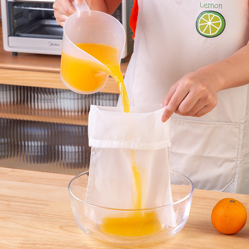 Nylon drawstring filter bag large size soy milk filter mesh seasoning stew meat fry medicine bag drawstring strainer seasoning bag 
