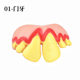 Funny Funny False Teeth Set April Fool's Day Funny Toy Buck Teeth Rabbit Teeth Vampire Teeth